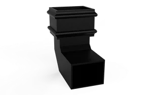 Uneared Front Bend 100mm x 75mm x 92°
