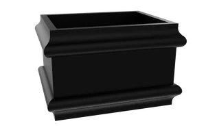 Uneared Rectangular Loose Socket 100mm x 75mm