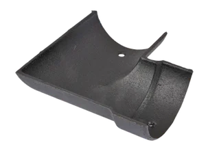 Half Round Right-Hand Angle 125mm x 90°