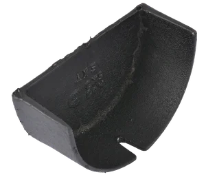 Deep Half Round Stop End for Spigot 100mm x 75mm