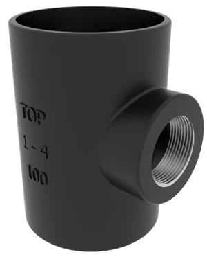 Boss Pipe Drilled & Tapped 100mm x 2"BSP